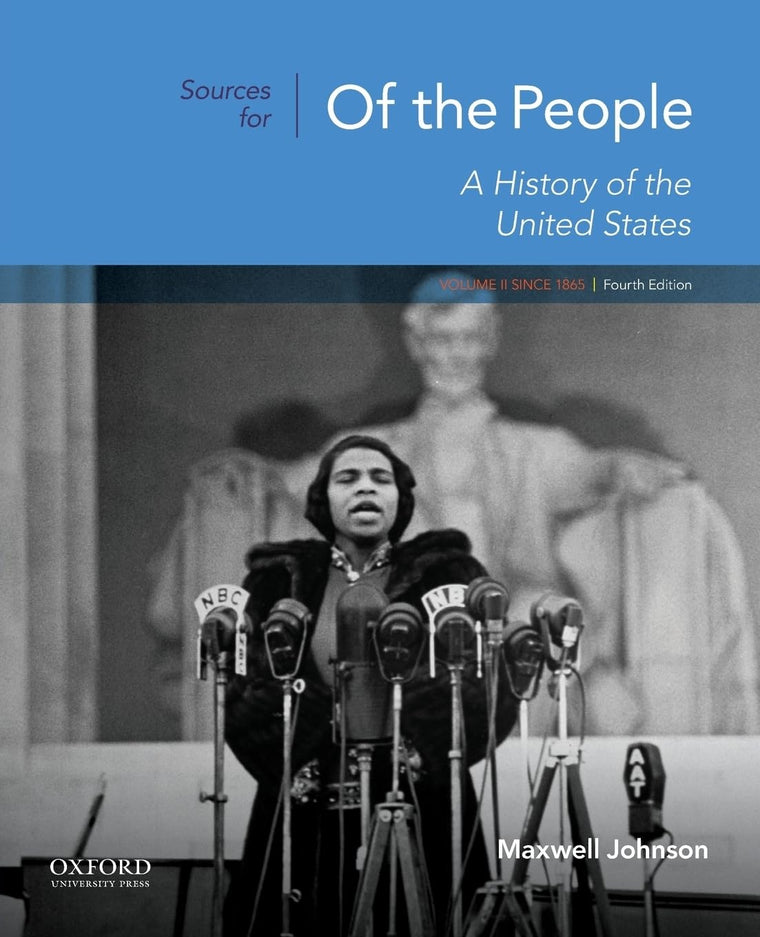 Sources for Of the People: Volume II: Since 1865