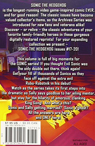 Sonic the Hedgehog Archives, Vol. 5 — back cover