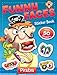 Funny Faces Coloring Sticker Book - Pirates Includes 2 Pages with Over 50 Stickers 16 Pages