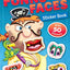 Funny Faces Coloring Sticker Book - Pirates Includes 2 Pages with Over 50 Stickers 16 Pages