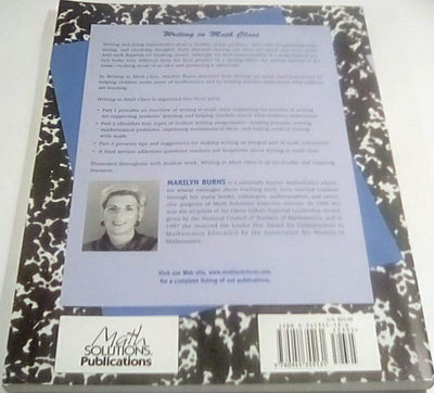 Writing in Math Class: Resource For Grades 2-8