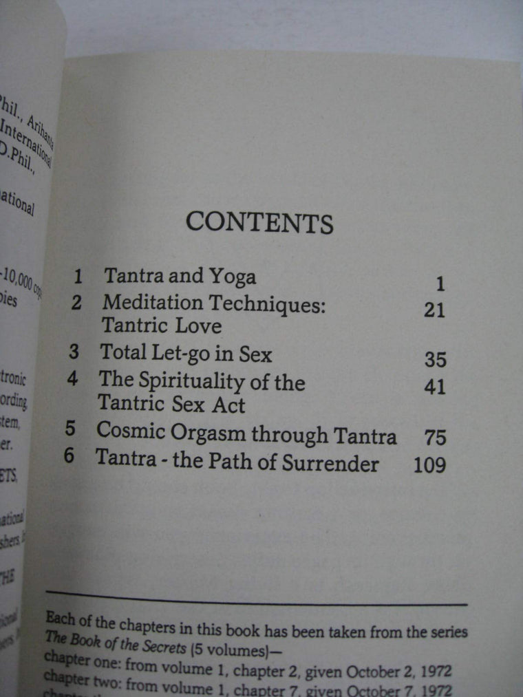 Tantra spirituality & sex — back cover