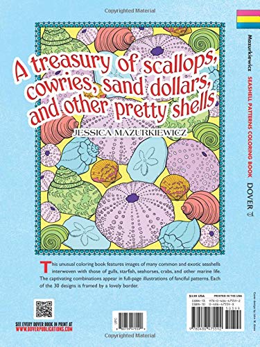 Seashell Patterns Coloring Book (Dover Nature Coloring Book)