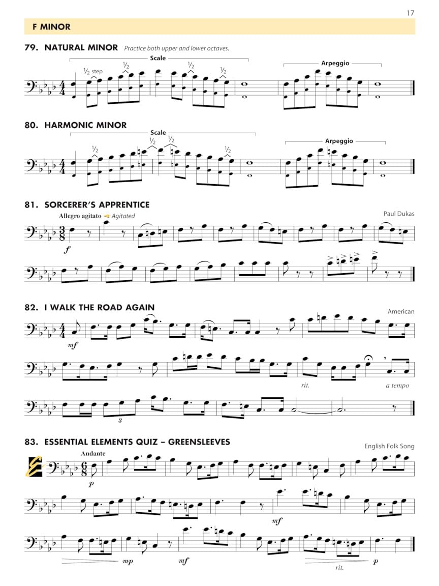 Essential Elements For Band - Trombone Book 3 with EEi Online Resources  Trombone Method Songbook and Sheet Music for School Band Students and Teachers  Intermediate to Advanced Studies