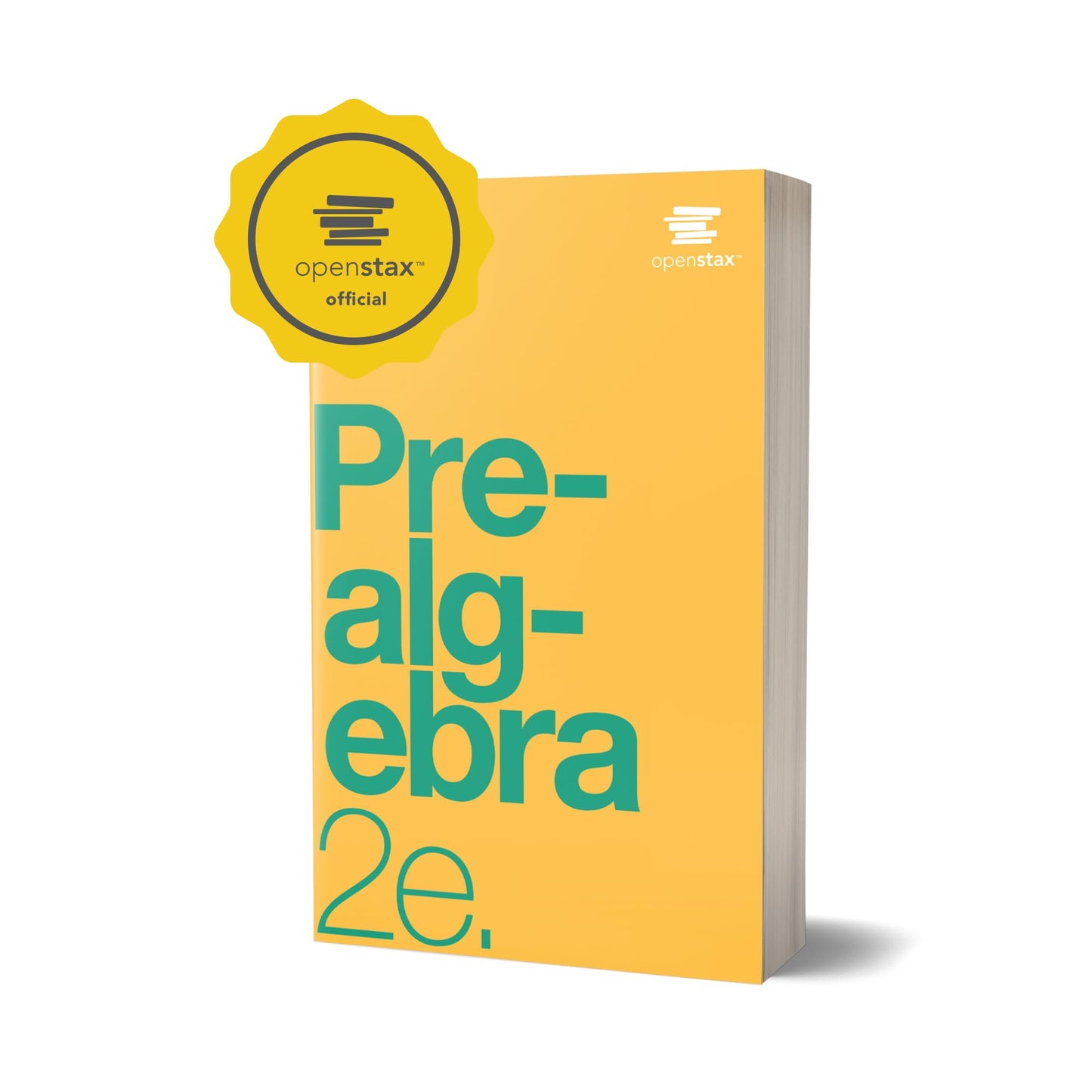 Prealgebra 2e by OpenStax (paperback version, B&W)