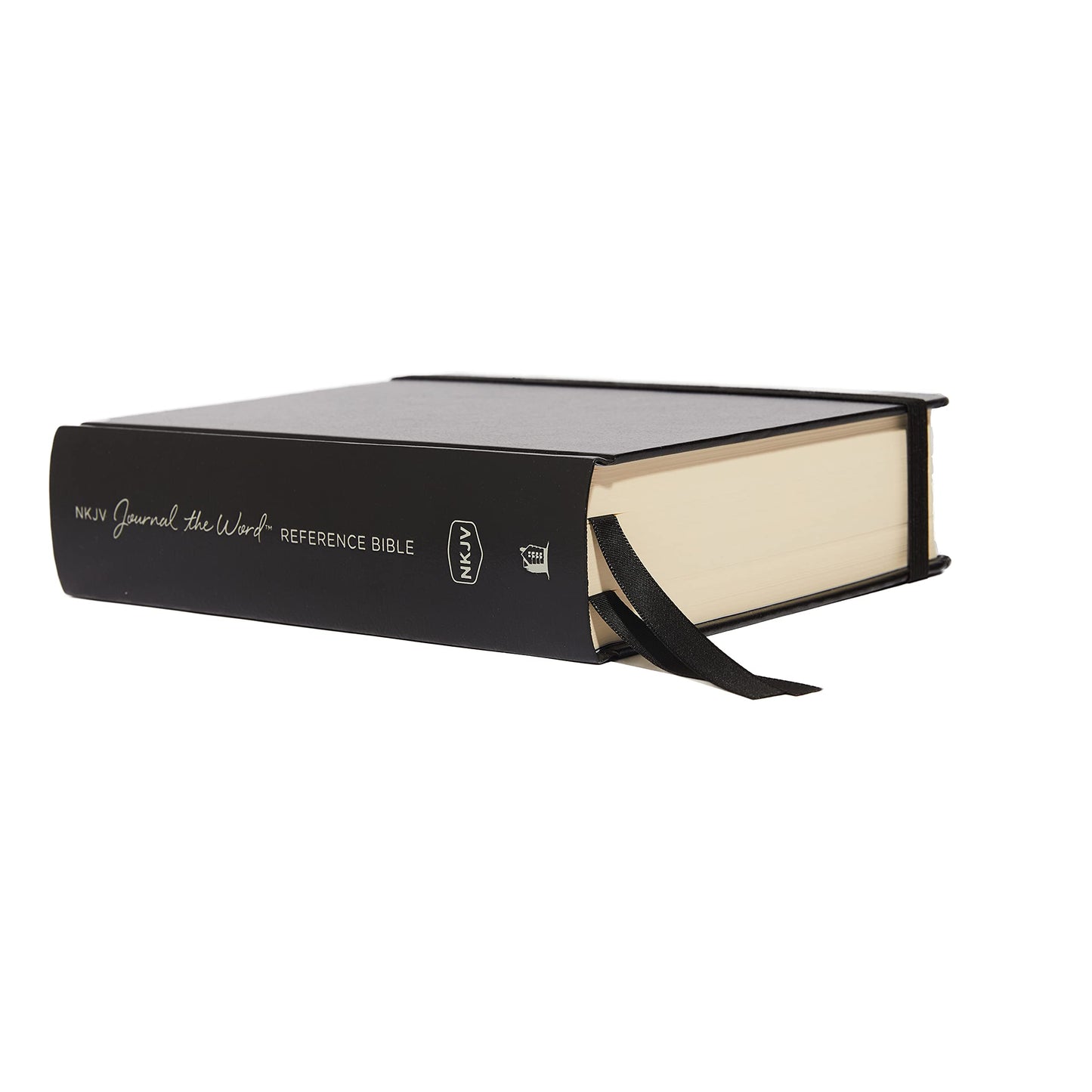 NKJV, Journal the Word Reference Bible, Hardcover, Black, Red Letter, Comfort Print: Let Scripture Explain Scripture. Reflect on What You Learn.