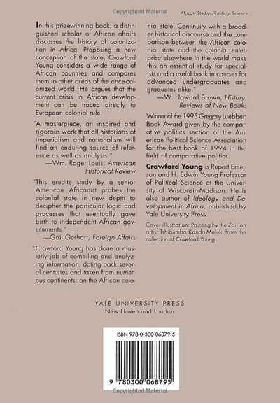 The African Colonial State in Comparative Perspective