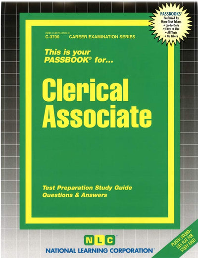 Clerical Associate(Passbooks) (Career Examination Series)