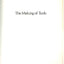 The Making of Tools by Alexander G. Weygers