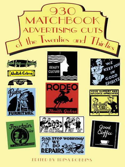 930 Matchbook Advertising Cuts of the Twenties and Thirties (Dover Pictorial Archive)