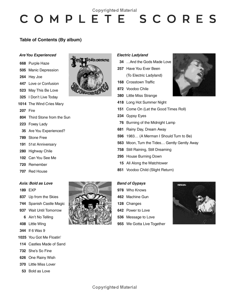 Jimi Hendrix - The Complete Scores