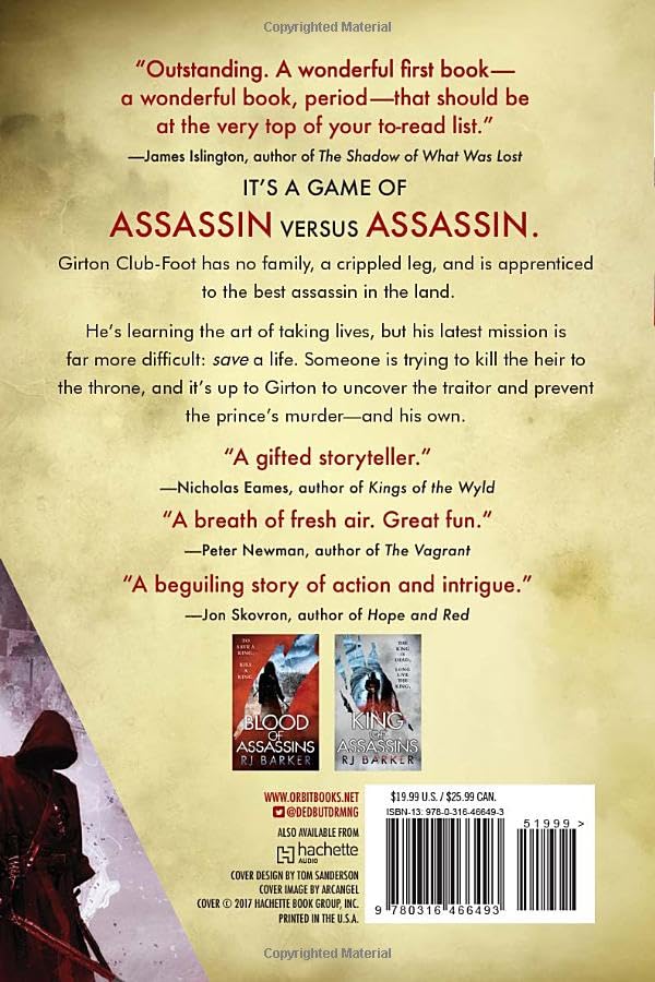 Age of Assassins (The Wounded Kingdom, 1)