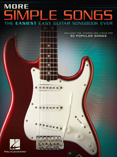 More Simple Songs: The Easiest Easy Guitar Songbook Ever by Various Artists  Easy Guitar Songbook with TAB, Chords and Lyrics  50 Rock, Pop, Folk and Acoustic Favorites for Beginners