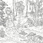 Mythogoria: Frozen Nightmares: A Chilling Horror Coloring Book