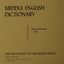 Middle English Dictionary (Volume O.2)