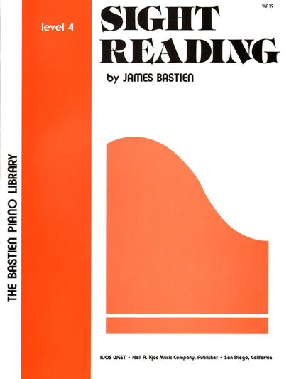 WP19 - Bastien Piano Library - Sight Reading Level 4