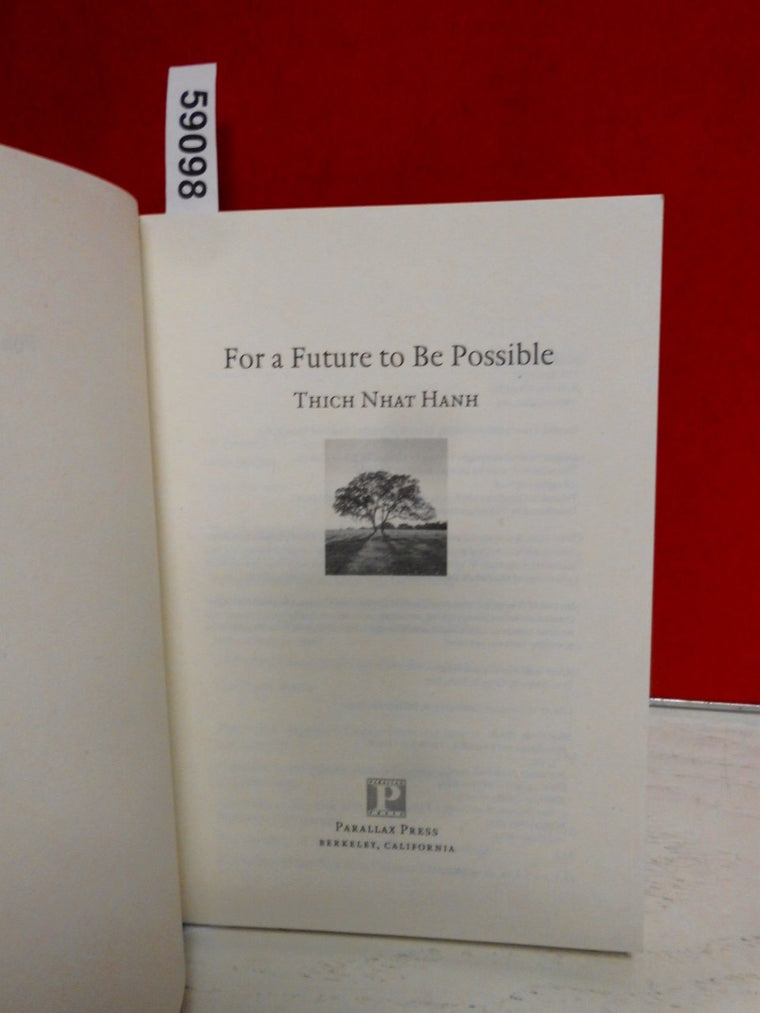 For a Future to Be Possible — back cover