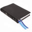 NIV, Reference Bible, Deluxe Single-Column, Premium Goatskin Leather, Black, Premier Collection, Black Letter, Art Gilded Edges, Comfort Print