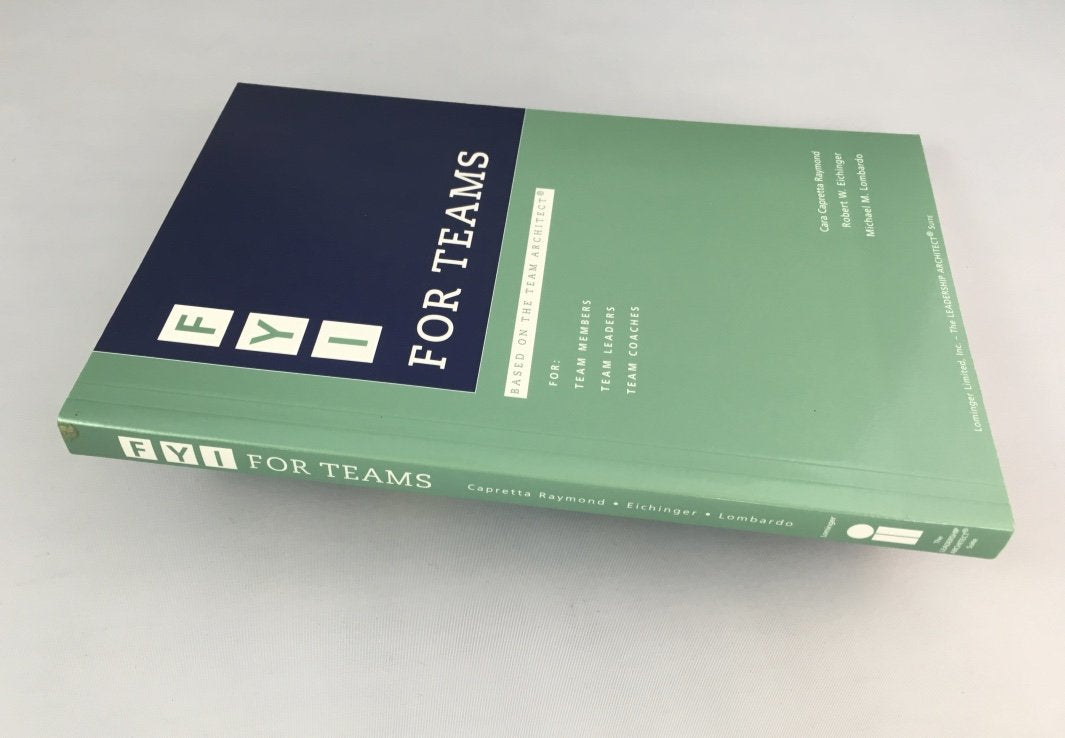 FYI, for teams: Based on the team architect (The leadership architect suite)