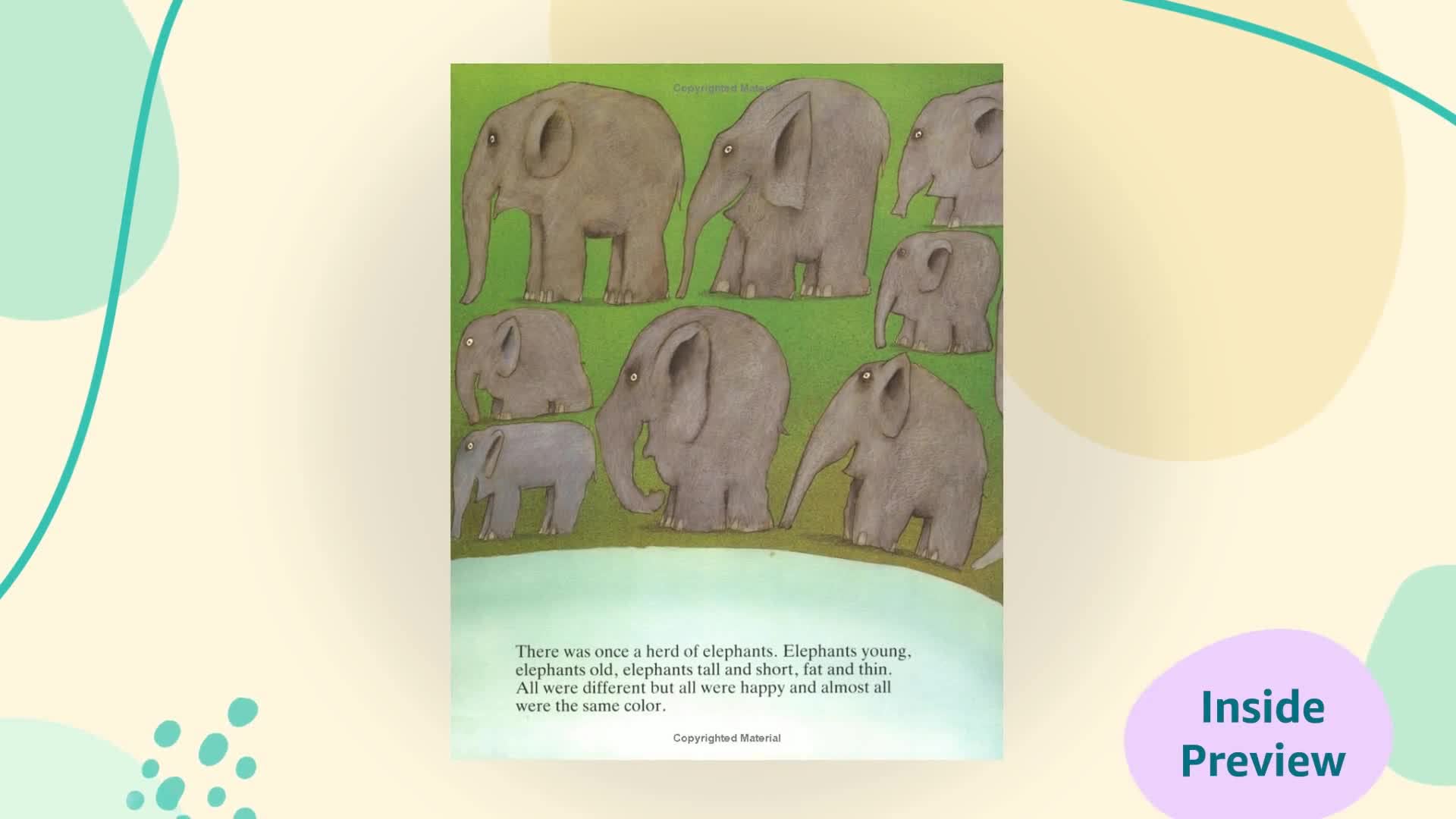 Elmer: A Colorful Elephant Story About Being Unique for Children (Ages 4-8)