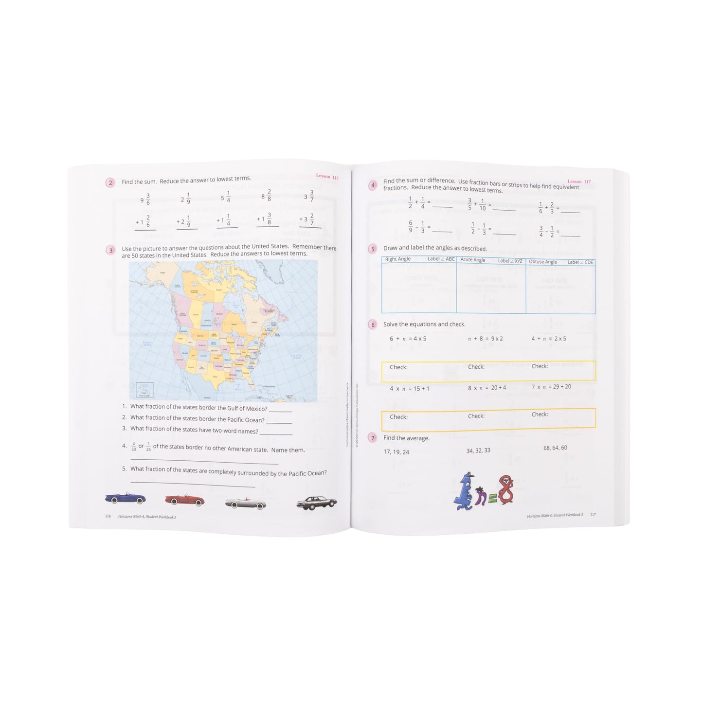 Horizons 4th Grade Math Student Book 2