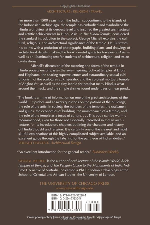 The Hindu Temple: An Introduction to Its Meaning and Forms