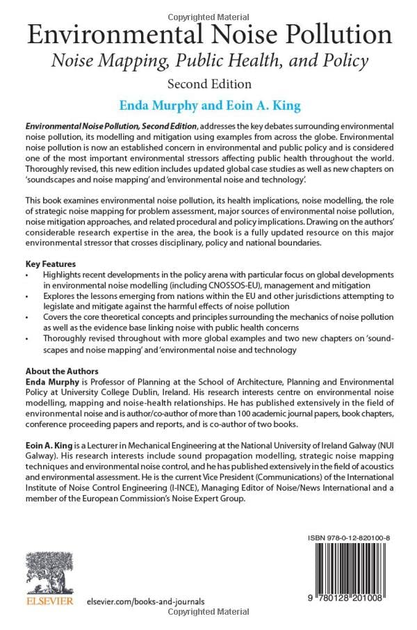 Environmental Noise Pollution: Noise Mapping, Public Health, and Policy