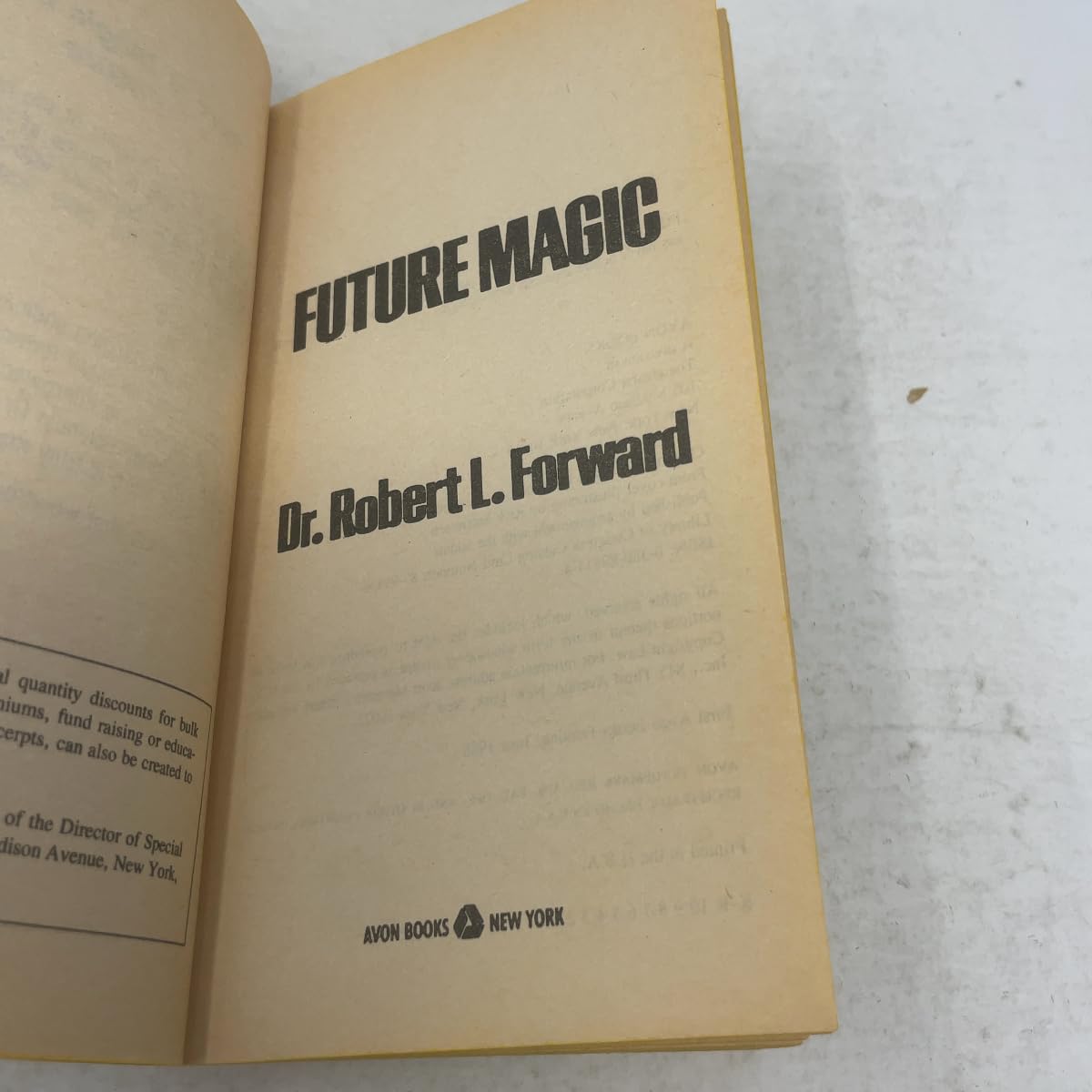 Future Magic by Forward, Robert