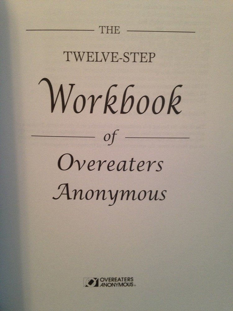 Twelve Step Workbook — back cover