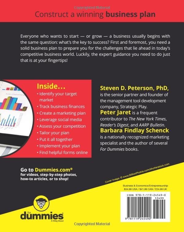 Business Plans Kit For Dummies