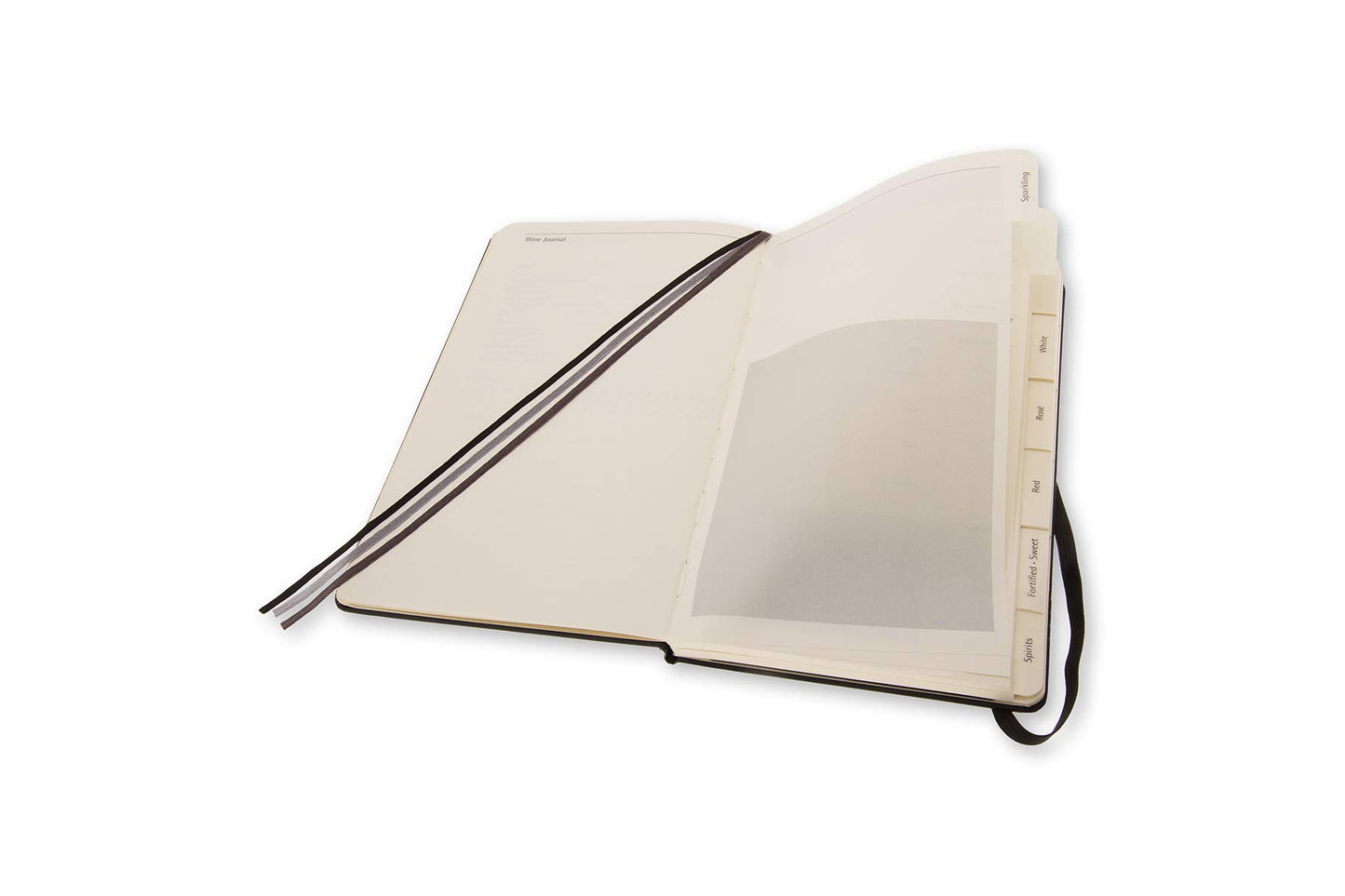Moleskine Passion Journal, Wine, Hard Cover, Large (5" x 8.25") Black, 400 Pages
