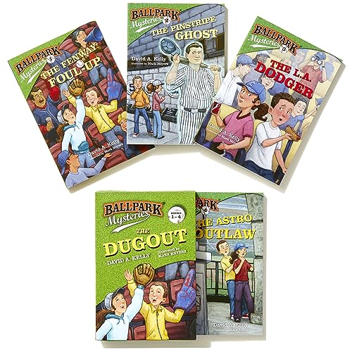 Ballpark Mysteries: The Dugout boxed set (books 1-4): The Fenway Foul-Up, The Pinstripe Ghost, The L.A. Dodger, The Astro Outlaw