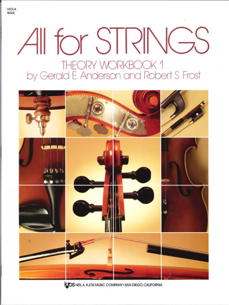 84VA - All for Strings Theory Workbook - Book 1 - Viola