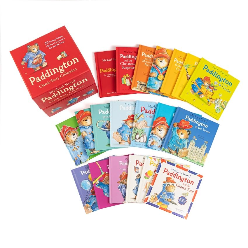 Paddington Classic Story Collection 20 Books Box Set (Paddington, At the Zoo , at St Paul's, the Marmalade Maze, at the Palace , The Tower , the Grand Tour, At The Carnival & More)