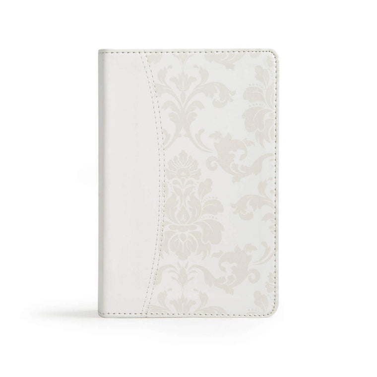 CSB Bride's Bible, White LeatherTouch, Red Letter, Presentation Page, Elagent Design, Gift, Keepsake, Easy-to-Read Bible Serif Type