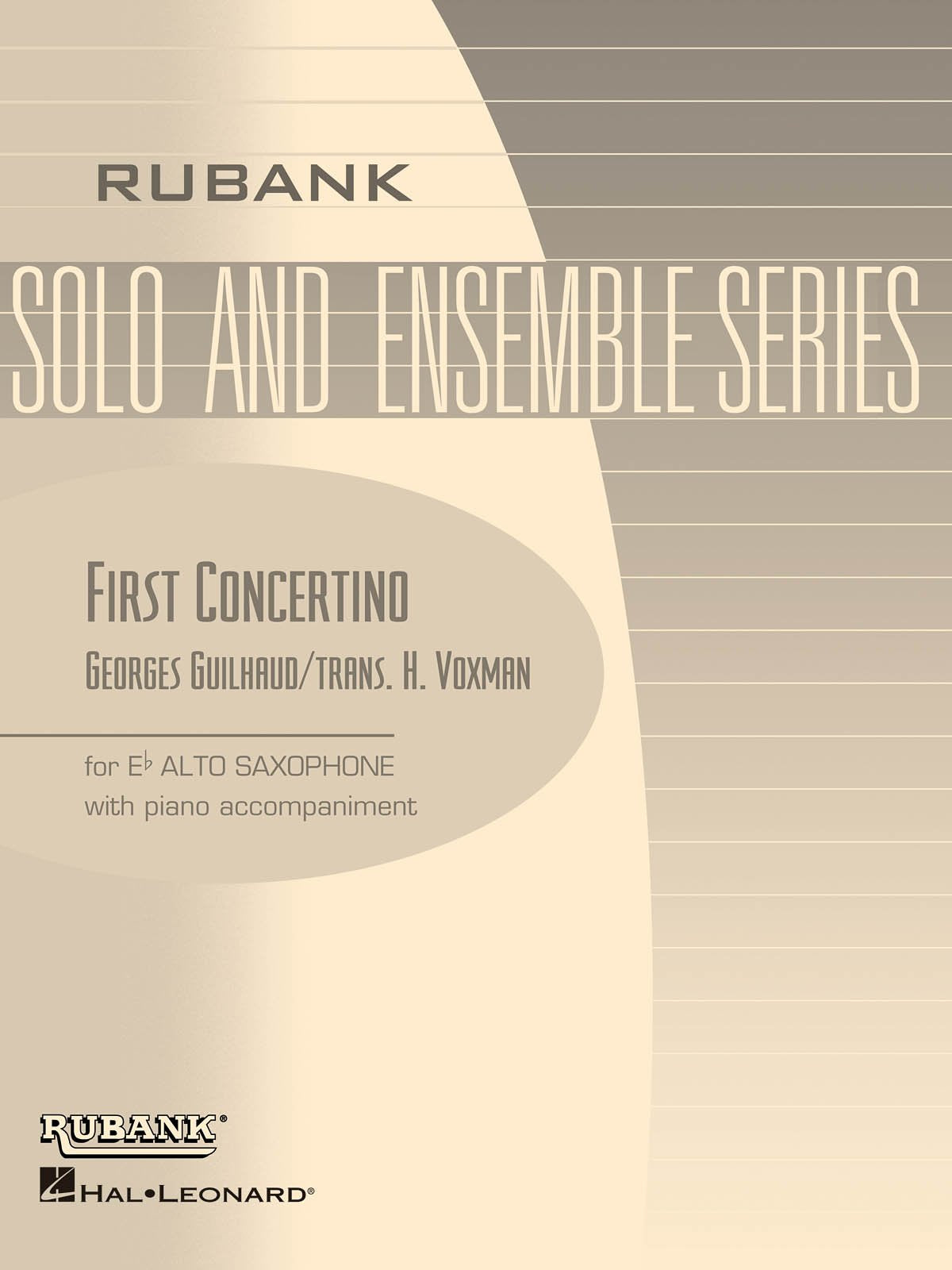 First Concertino: Alto Saxophone Solo with Piano - Grade 3.5