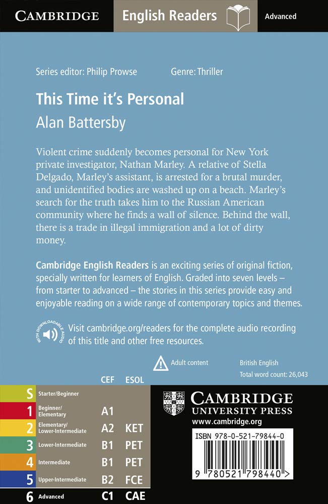 This Time it's Personal Level 6 (Cambridge English Readers)