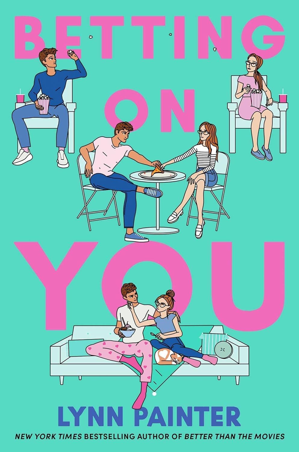 Lynn Painter Rom-Coms 5 Books Collection Set (Better Than the Movies, The Do-Over, Betting on You, Nothing Like the Movies, Fake Skating)