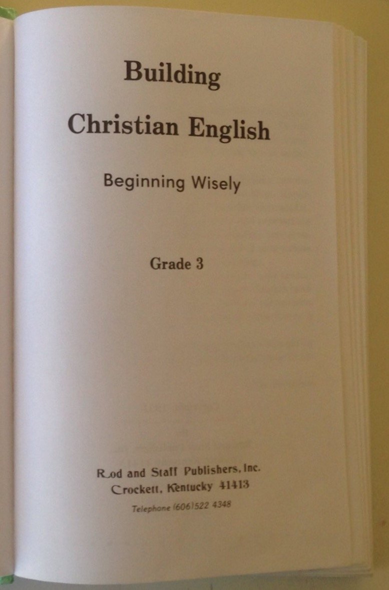 Beginning Wisely : English 3