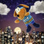 MerryMakers Dog Man Bark Knight Plush Toy, 9-Inch, from Dav Pilkey's Dog Man Book Series