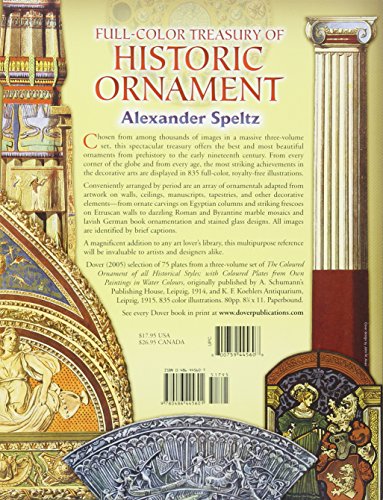Full-Color Treasury of Historic Ornament (Dover Pictorial Archive Series)