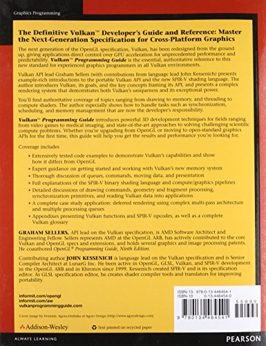Vulkan Programming Guide: The Official Guide to Learning Vulkan (OpenGL)