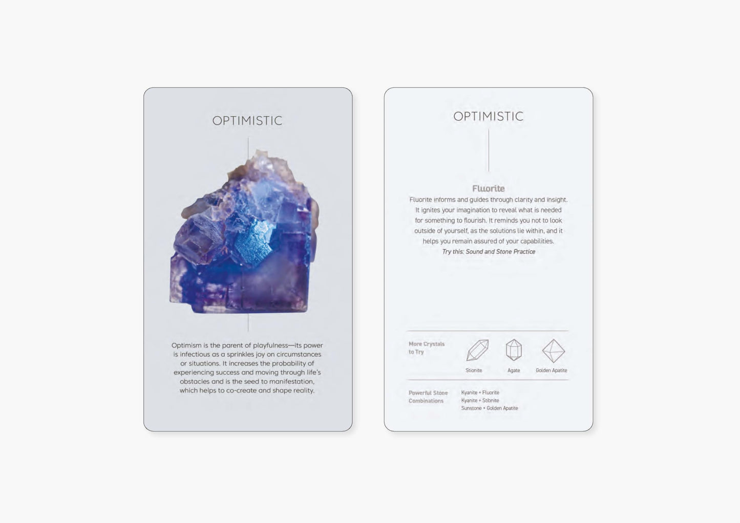 Mood Crystals Card Deck: Find the right crystal for every emotion in 50 cards