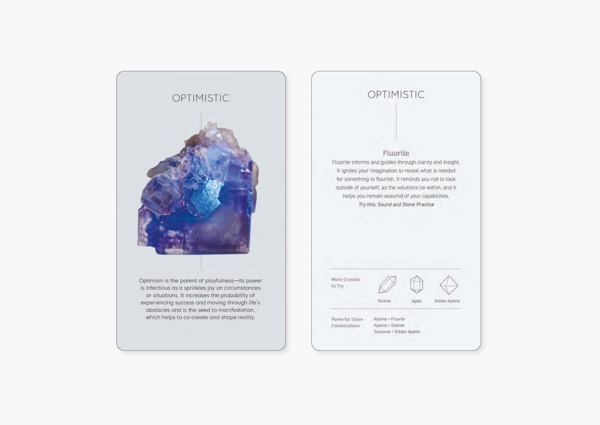 Mood Crystals Card Deck: Find the right crystal for every emotion in 50 cards
