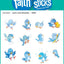 God's Little Bluebirds (Faith That Sticks Stickers)
