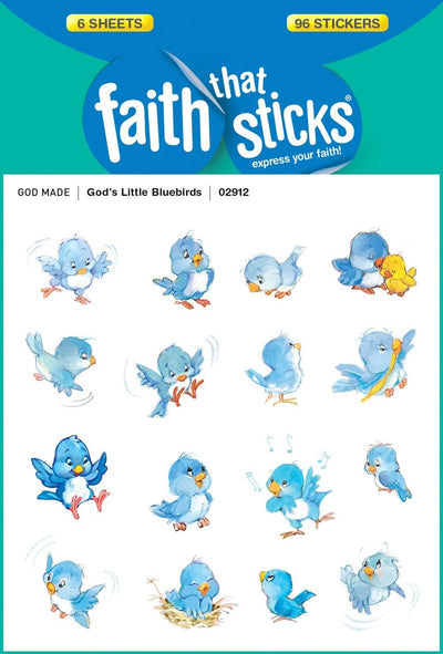 God's Little Bluebirds (Faith That Sticks Stickers)