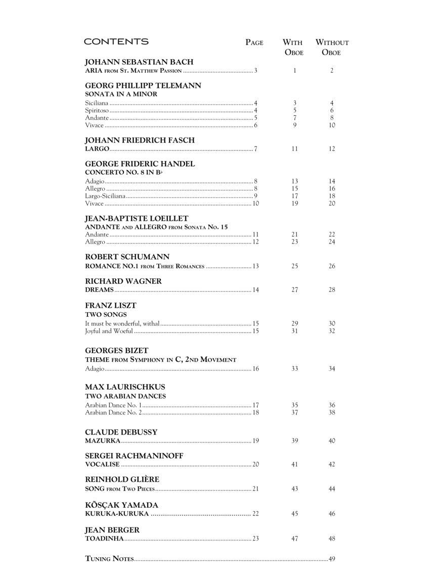 The Oboe Soloist Book/Online Audio