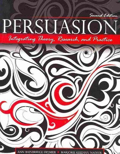 Persuasion: Integrating Theory, Research, and Practice