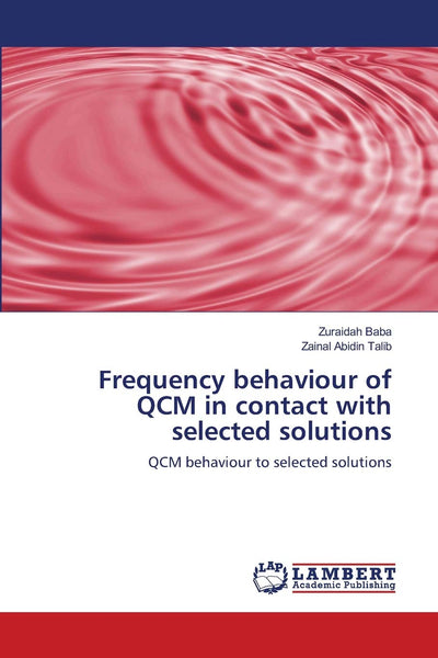Frequency behaviour of QCM in contact with selected solutions: QCM behaviour to selected solutions