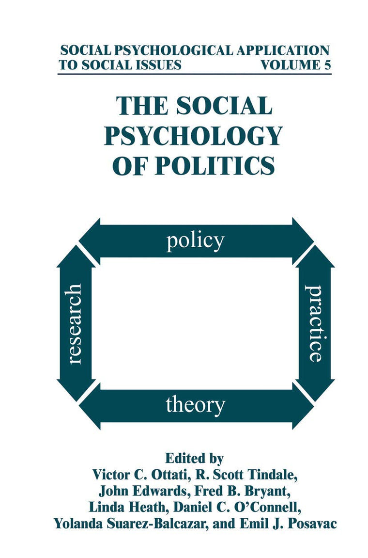 The Social Psychology of Politics (Social Psychological Applications To Social Issues)